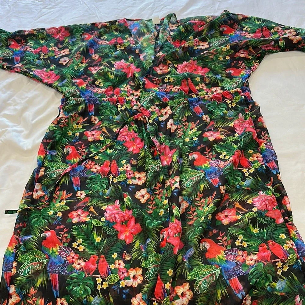 Tropical Floral Maar swimwear coverup